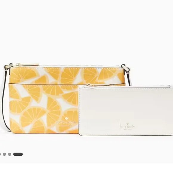 Kate Spade Sadie Orange Toss Crossbody Set Nwt *Sold Out Online And In Stores* - Picture 10 of 12